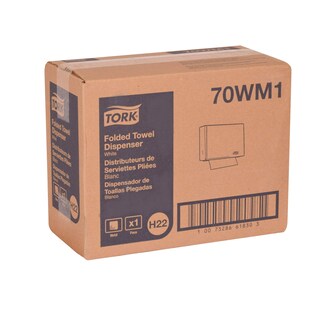 Foto 7 | Dispensador De Toallas De Mano Tork H22 De Un Solo Pliegue, 70 Wm1, Metal Y Blanco - Venta Internacional.