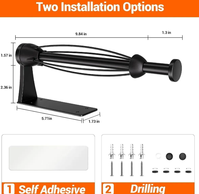 Foto 4 pulgar | Xtellar Set De 2 Portarrollos De Papel Higiénico En Acero Inoxidable – Elegancia Y Durabilidad En Tu Baño
