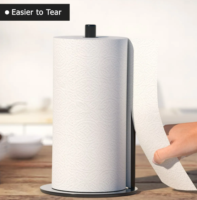 Foto 3 pulgar | Xtellar Porta Rollo De Papel Premium De Acero Inoxidable  Elegante Y Resistente  Color Negro Mate