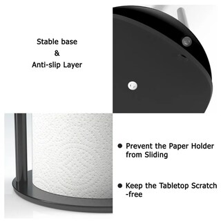 Foto 3 | Xtellar Porta Rollo De Papel Premium De Acero Inoxidable Elegante Y Resistente Color Negro Mate