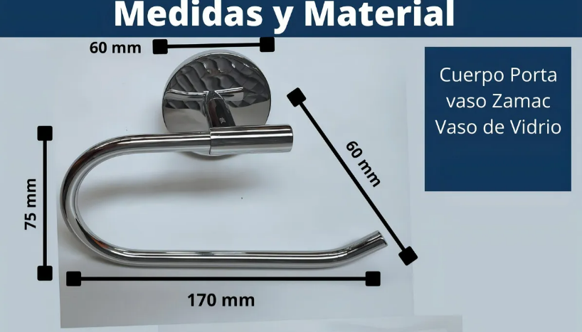 Foto 5 pulgar | Portarrollos Xtellar De Diseño Moderno Y Acabado Brillante En Cromado