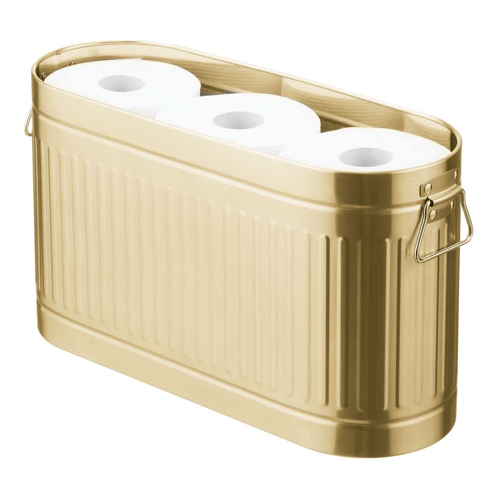 Organizador De Papel Higiénico Mdesign Oscar Collection Soft Bronce - Venta Internacional.