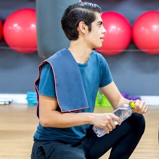 Foto 3 | Toalla Vianney Microsport Gym Color Azul