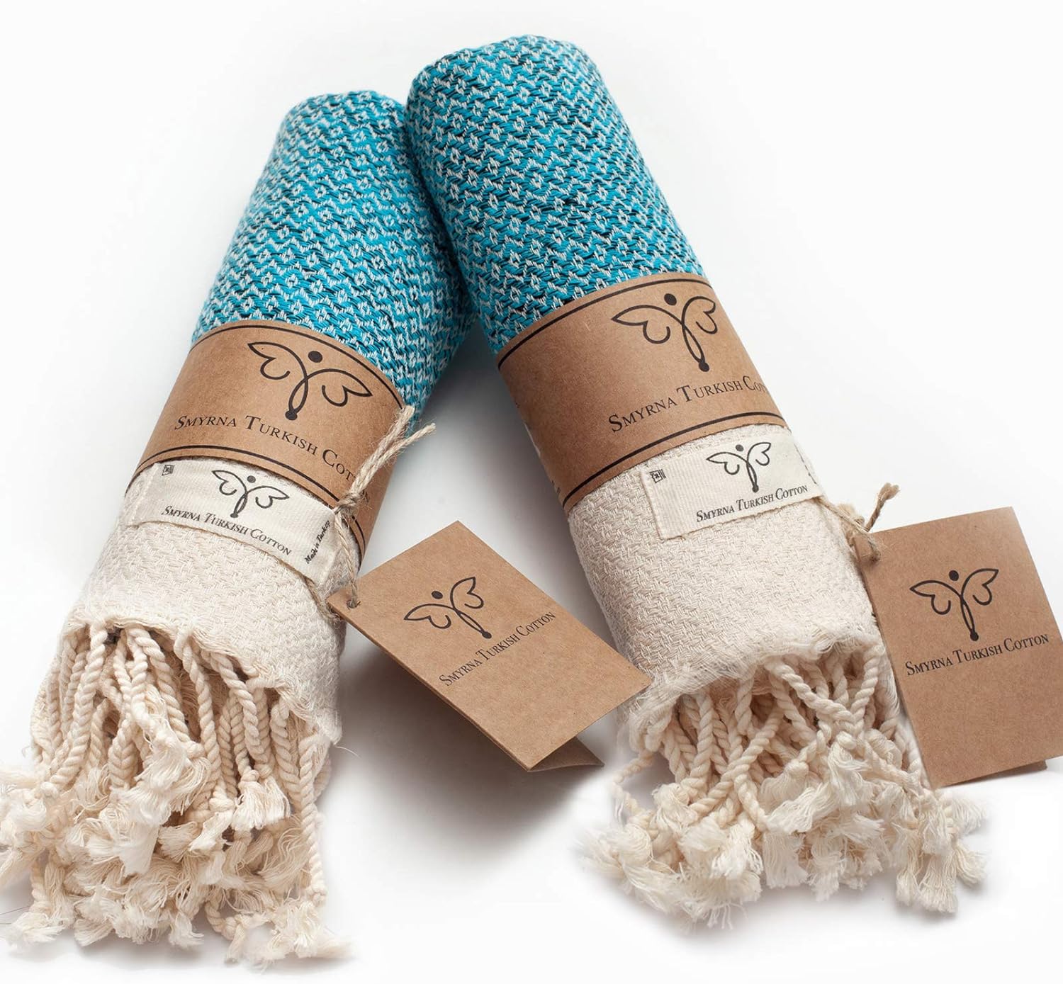Toallas De Mano Smyrna Turkish Cotton Vintage Series 40 X 100 Cm, Paquete De 2 - Venta Internacional. $574