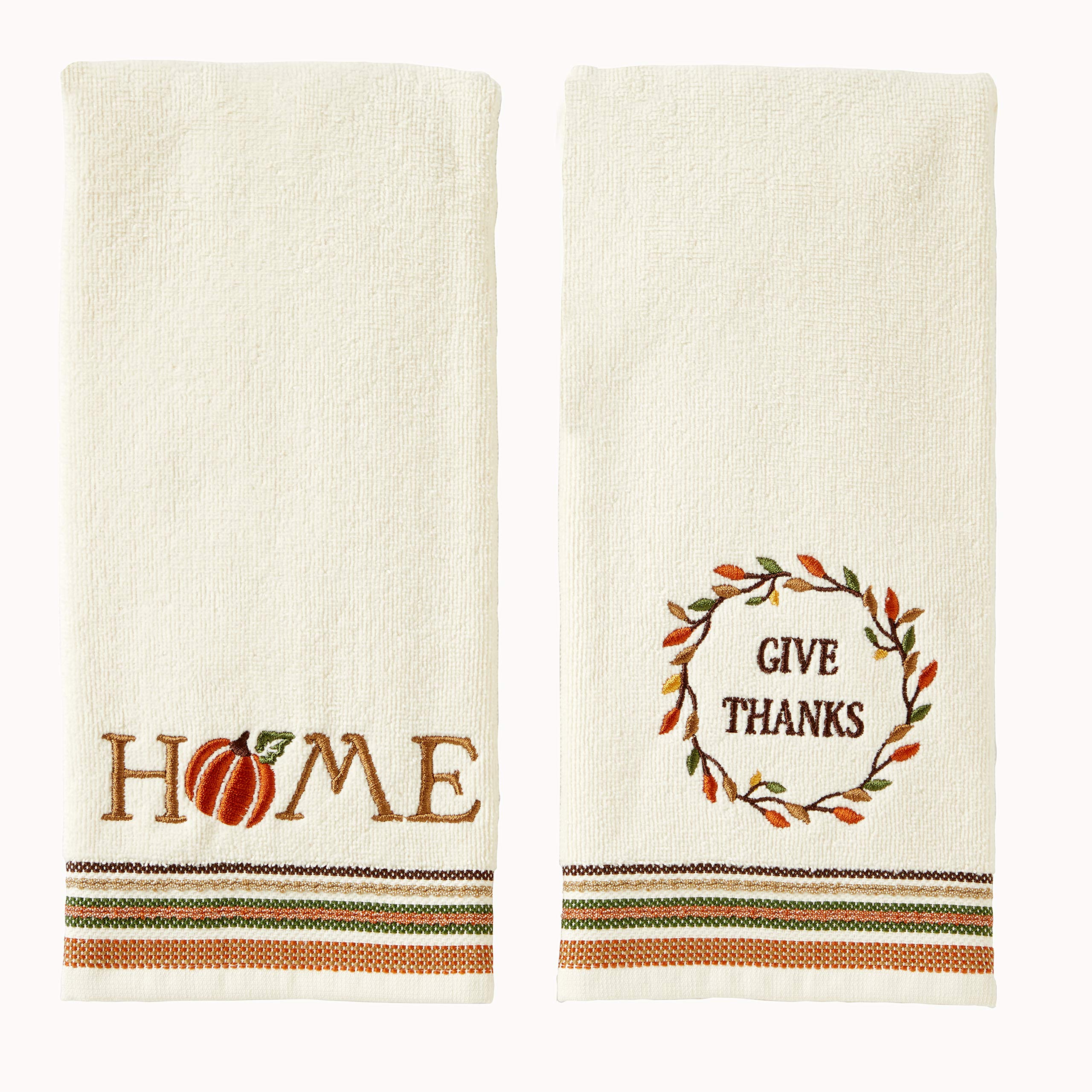 Foto 2 pulgar | Toalla De Mano Skl Home Give Thanks/home Natural, 100% Algodón, 40 X 65 Cm - Venta Internacional.