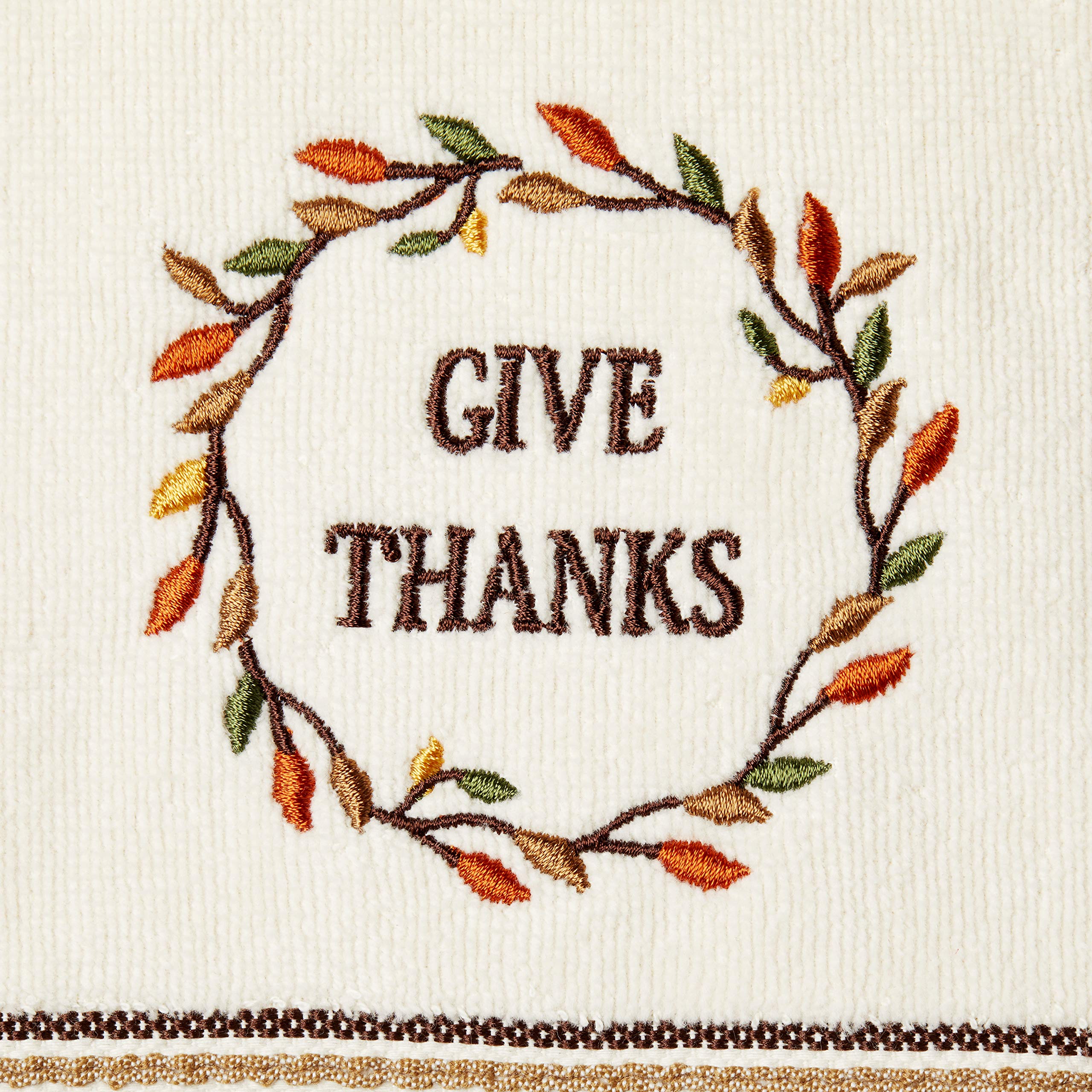 Foto 4 pulgar | Toalla De Mano Skl Home Give Thanks/home Natural, 100% Algodón, 40 X 65 Cm - Venta Internacional.