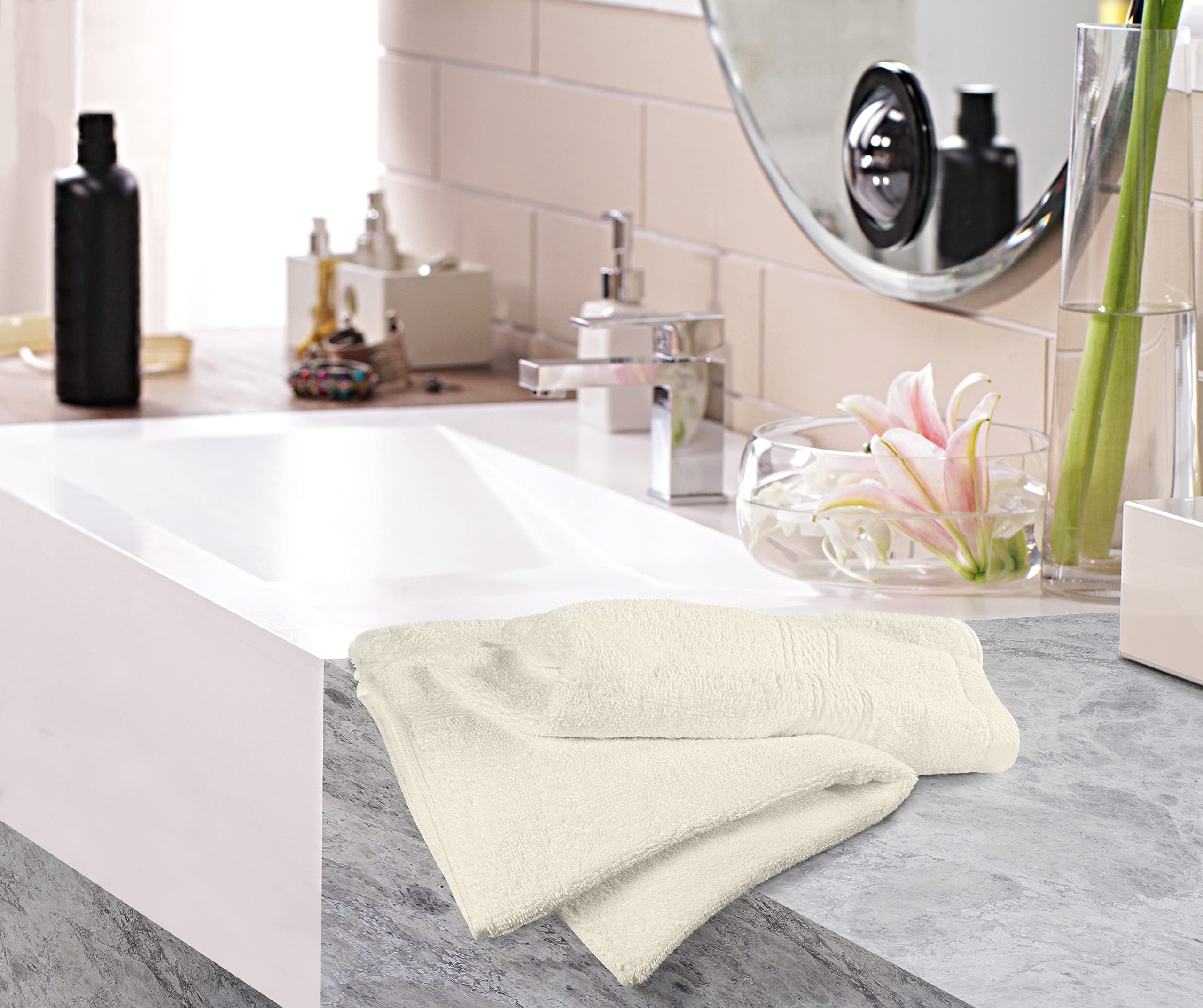 Foto 6 | Toallas De Mano Utopia Towels Premium, 100% Algodón, 600 G/m², Paquete De 6 - Venta Internacional.