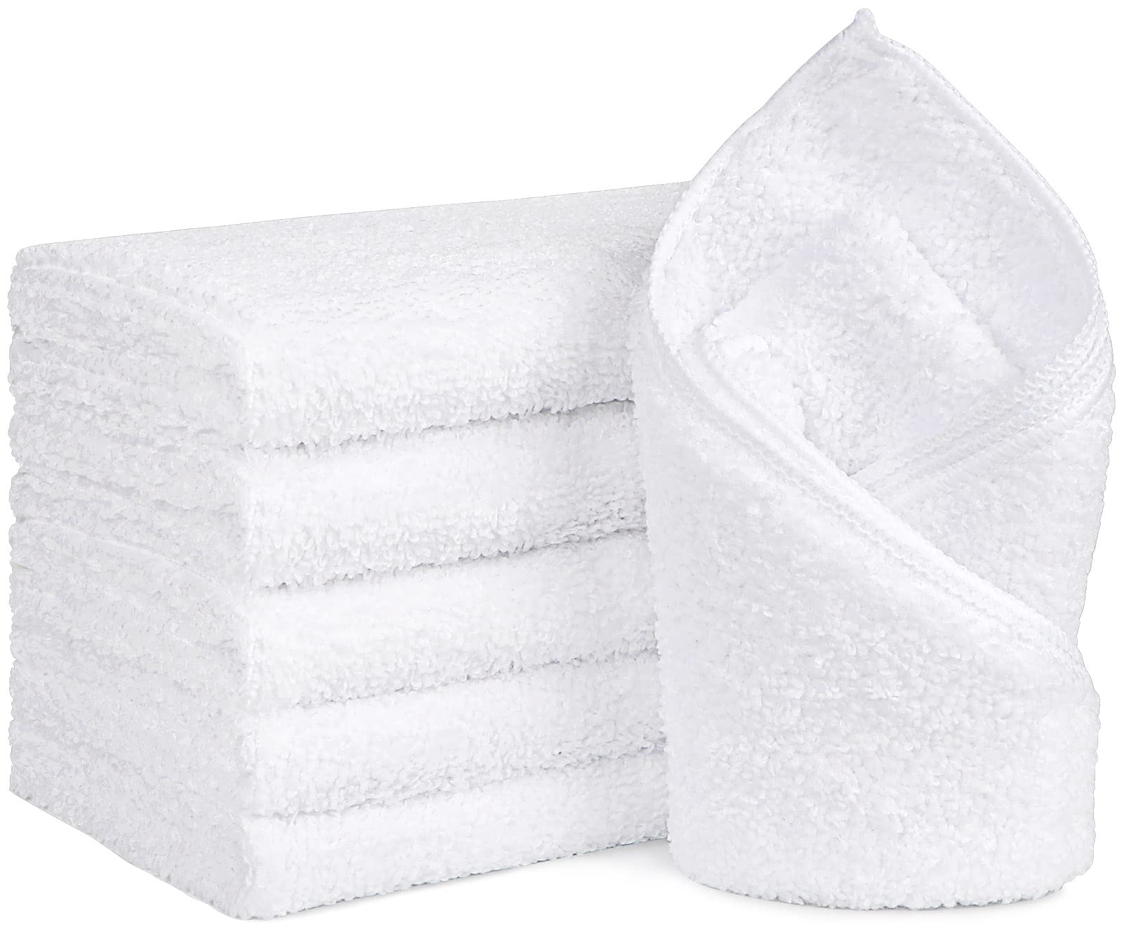 Toallas De Mano Orighty, 6 Unidades, Microfibra Blanca, 40 X 70 Cm, Secado Rápido - Venta Internacional. $457