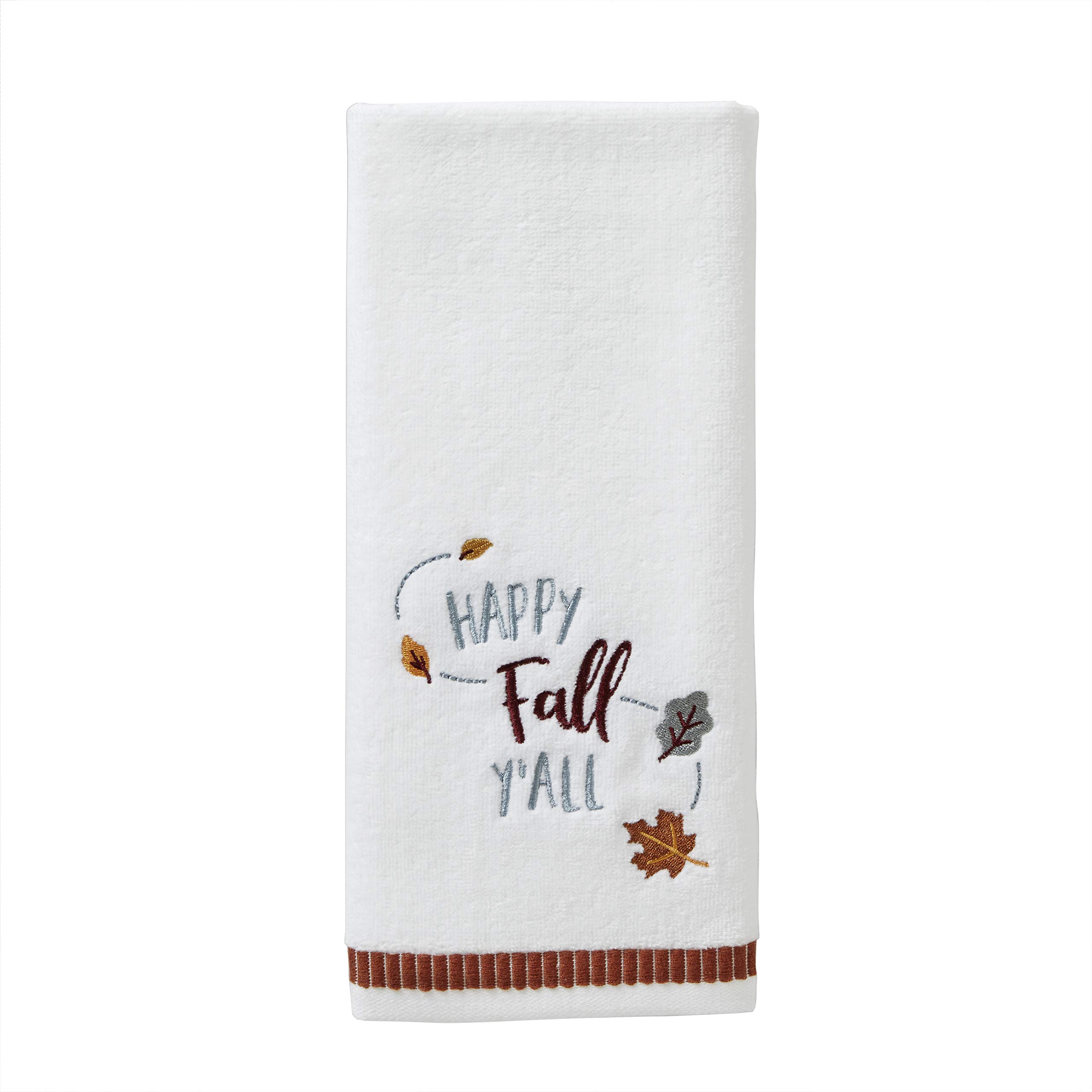 Foto 4 pulgar | Juego De Toallas De Mano Skl Home Harvest Happy Fall Y'all White, 2 Piezas - Venta Internacional.