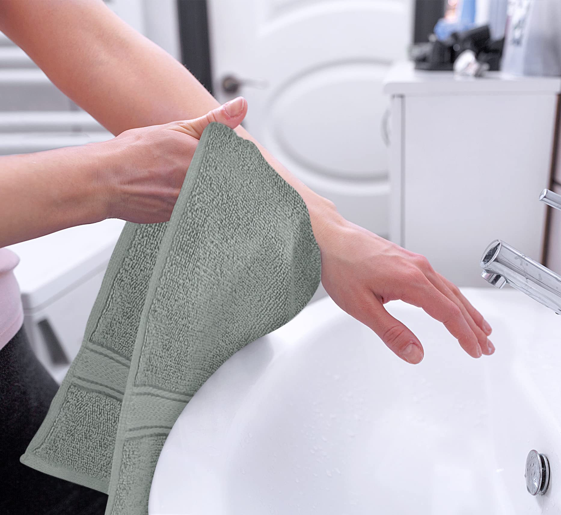 Foto 4 pulgar | Toallas De Mano Utopia Towels Premium, 100% Algodón, 16 X 28 Cm, 600 G/m² - Venta Internacional.