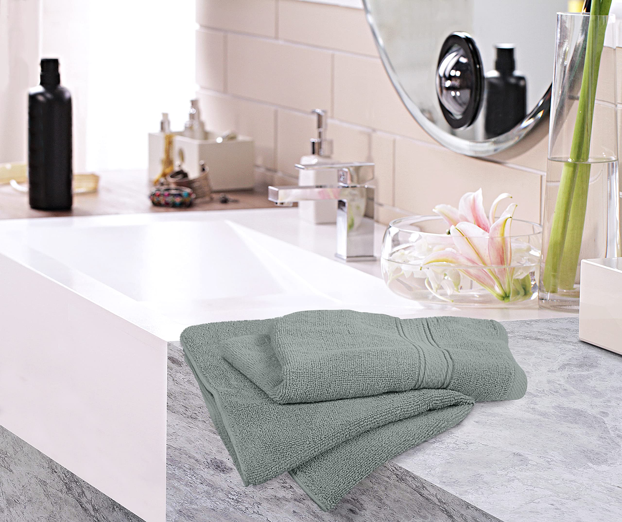 Foto 5 | Toallas De Mano Utopia Towels Premium, 100% Algodón, 16 X 28 Cm, 600 G/m² - Venta Internacional.