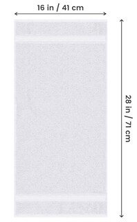 Foto 2 | Toallas De Mano Utopia Towels Premium, 100% Algodón, 600 G/m², Paquete De 6 - Venta Internacional.