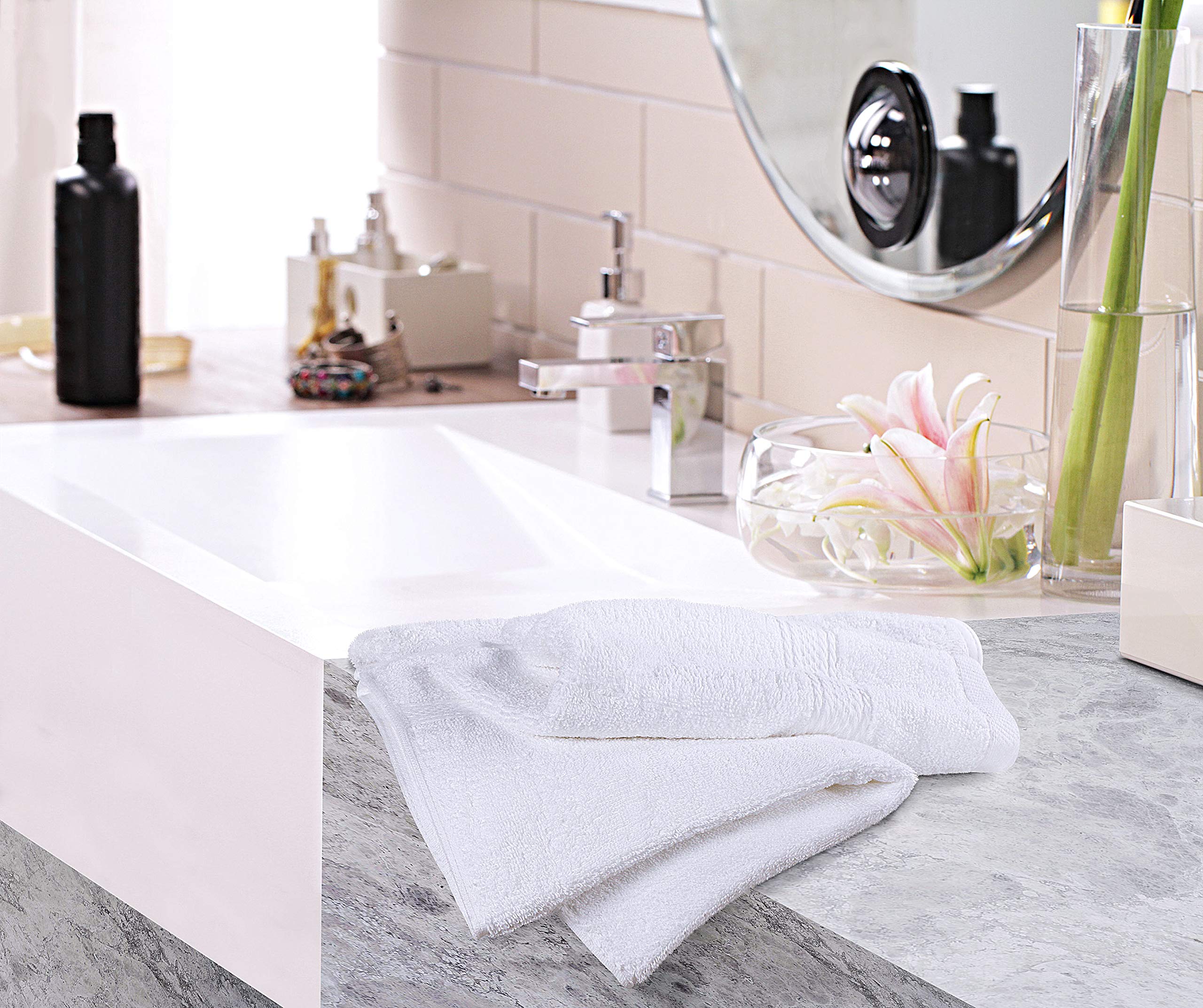 Foto 3 | Toallas De Mano Utopia Towels Premium, 100% Algodón, 600 G/m², Paquete De 6 - Venta Internacional.