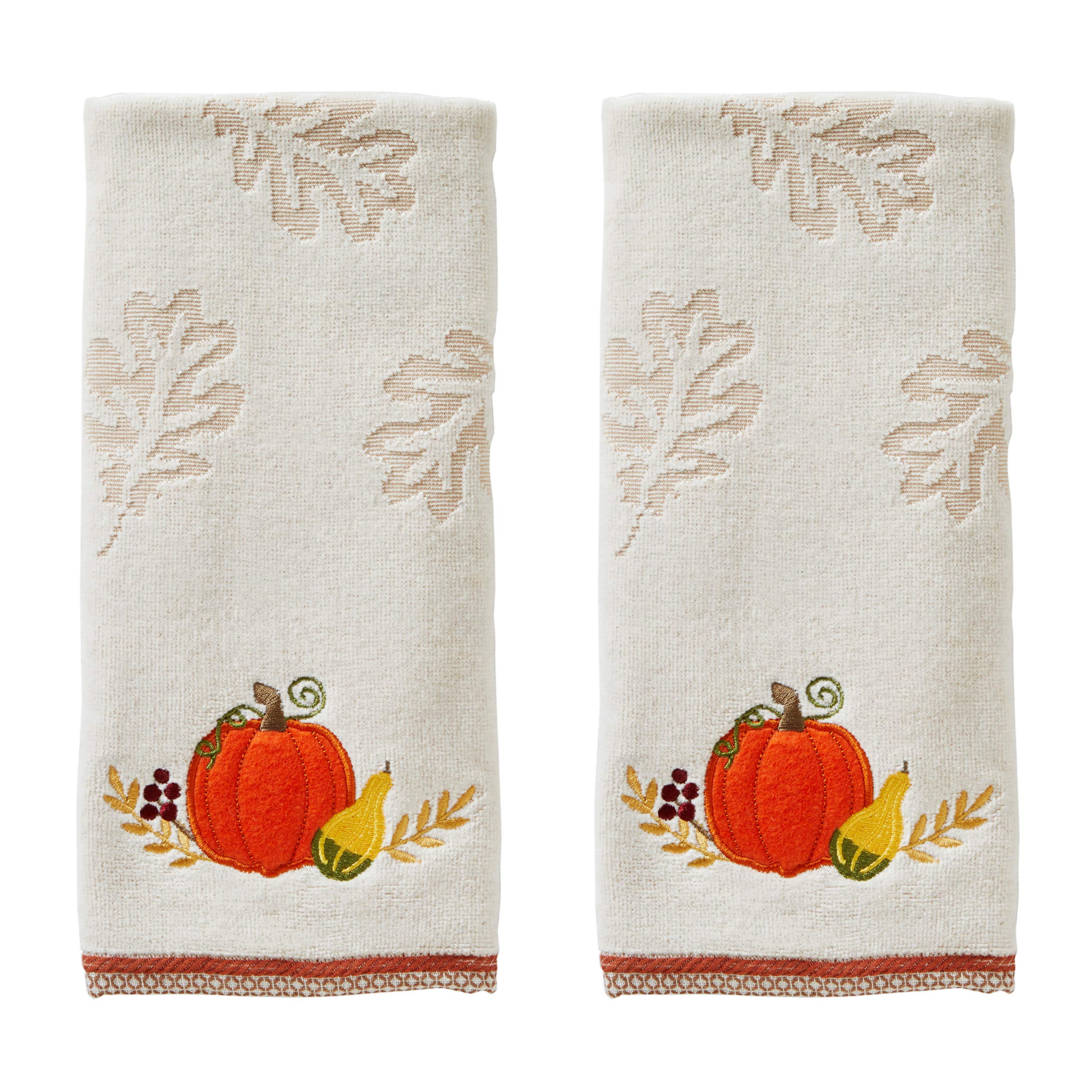 Toalla De Mano Skl Home Traditional Pumpkin, 100% Algodón, 40 X 63 Cm, 2 Unidades - Venta Internacional. $710