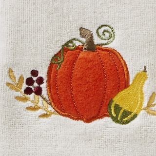 Foto 2 | Toalla De Mano Skl Home Traditional Pumpkin, 100% Algodón, 40 X 63 Cm, 2 Unidades - Venta Internacional.