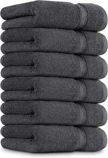 Foto 1 | Toallas De Mano Utopia Towels Premium, 100% Algodón, 16 X 28 Cm, Gris 6p - Venta Internacional.