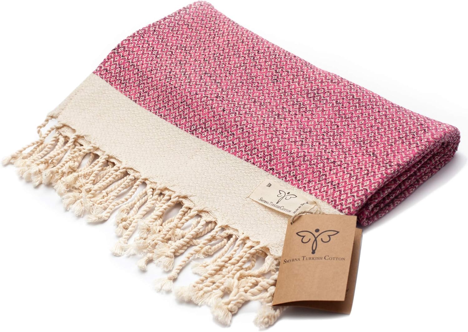 Foto 5 | Toallas De Mano Smyrna Turkish Cotton Vintage Series Fucsia X2 - Venta Internacional.