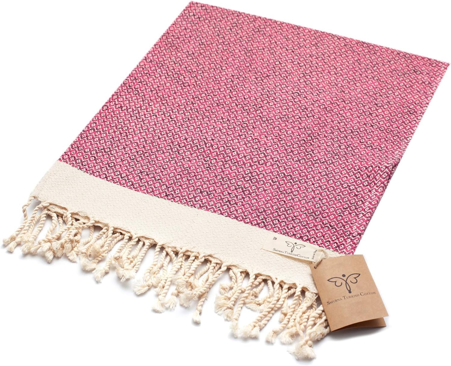 Foto 7 | Toallas De Mano Smyrna Turkish Cotton Vintage Series Fucsia X2 - Venta Internacional.