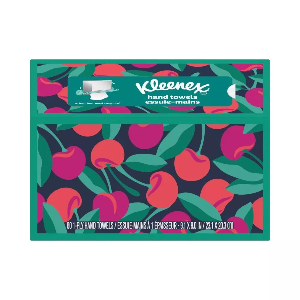 Toallas De Mano Desechables Kleenex, 60 Hojas, Blancas, 1 Capa - Venta Internacional.