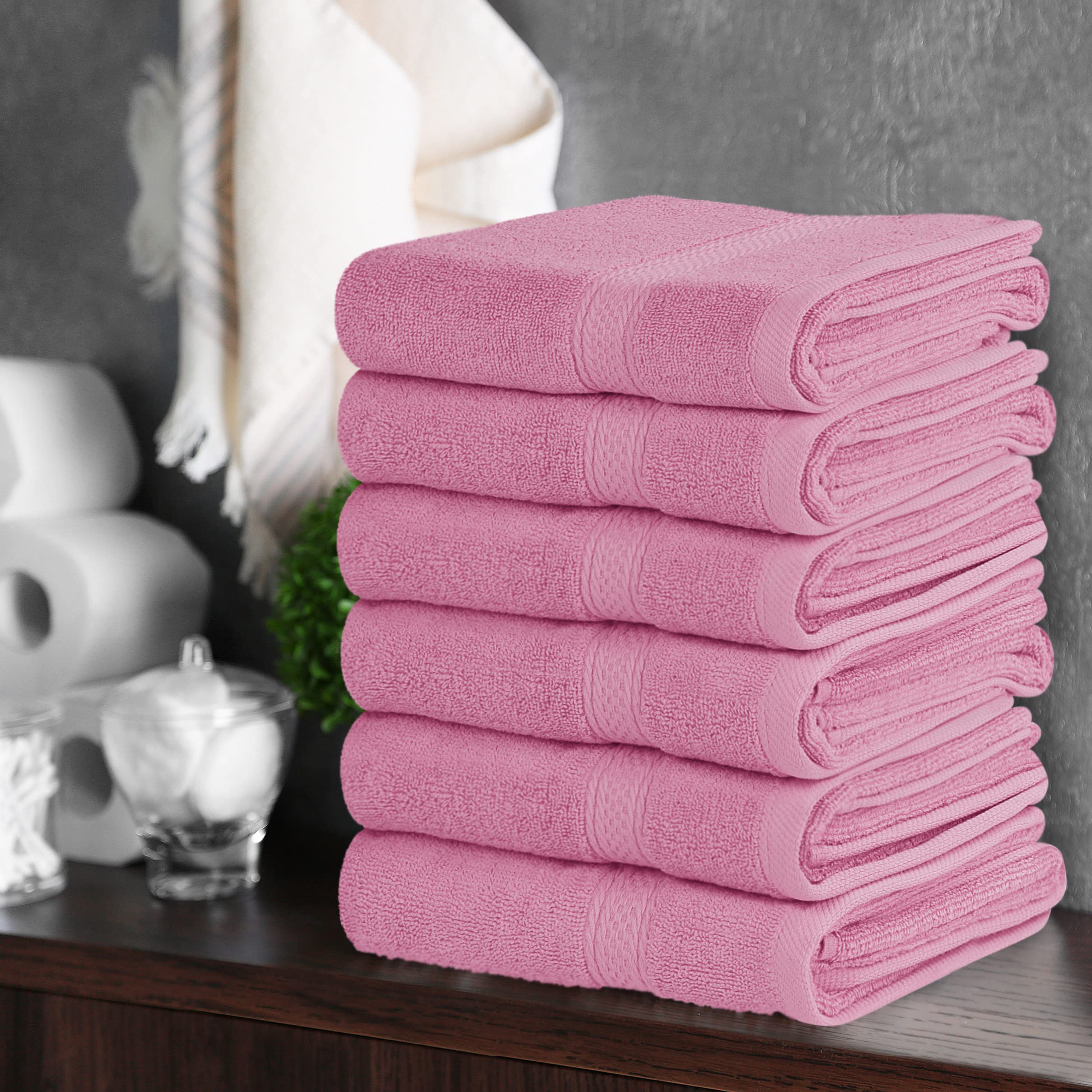 Foto 8 pulgar | Toallas De Mano Utopia Towels Premium, 100% Algodón, 600 G/m², Paquete De 6 - Venta Internacional.