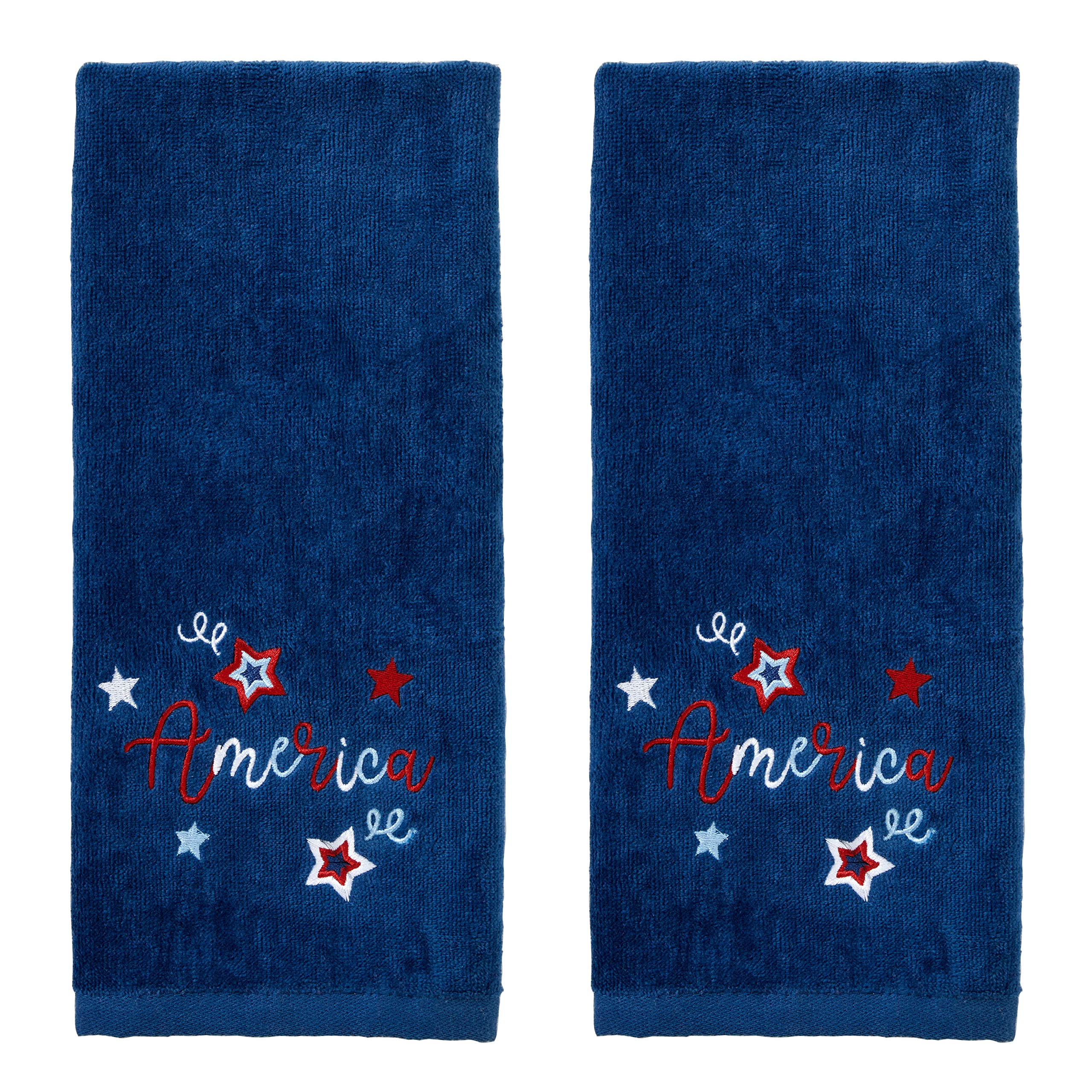 Foto 2 pulgar | Juego De Toallas De Mano Skl Home Patriotic 4 Of July America Navy - Venta Internacional.