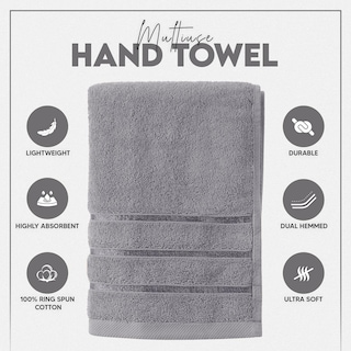 Foto 3 | Hand Towels Utopia Towels, Viscosa, 16 X 28 Pulgadas, Algodón Hilado En Anillos, Paquete De 6 - Venta Internacional.