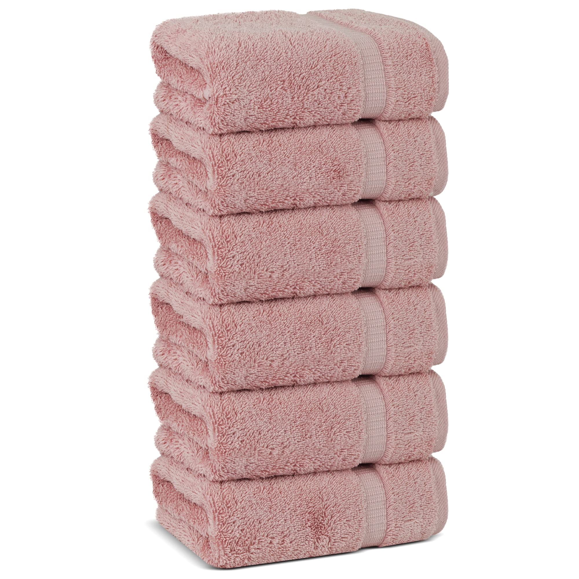 Toallas Chakir Turkish Linens 100% Algodón, 6 Piezas, Rosa A Mano - Venta Internacional. $772