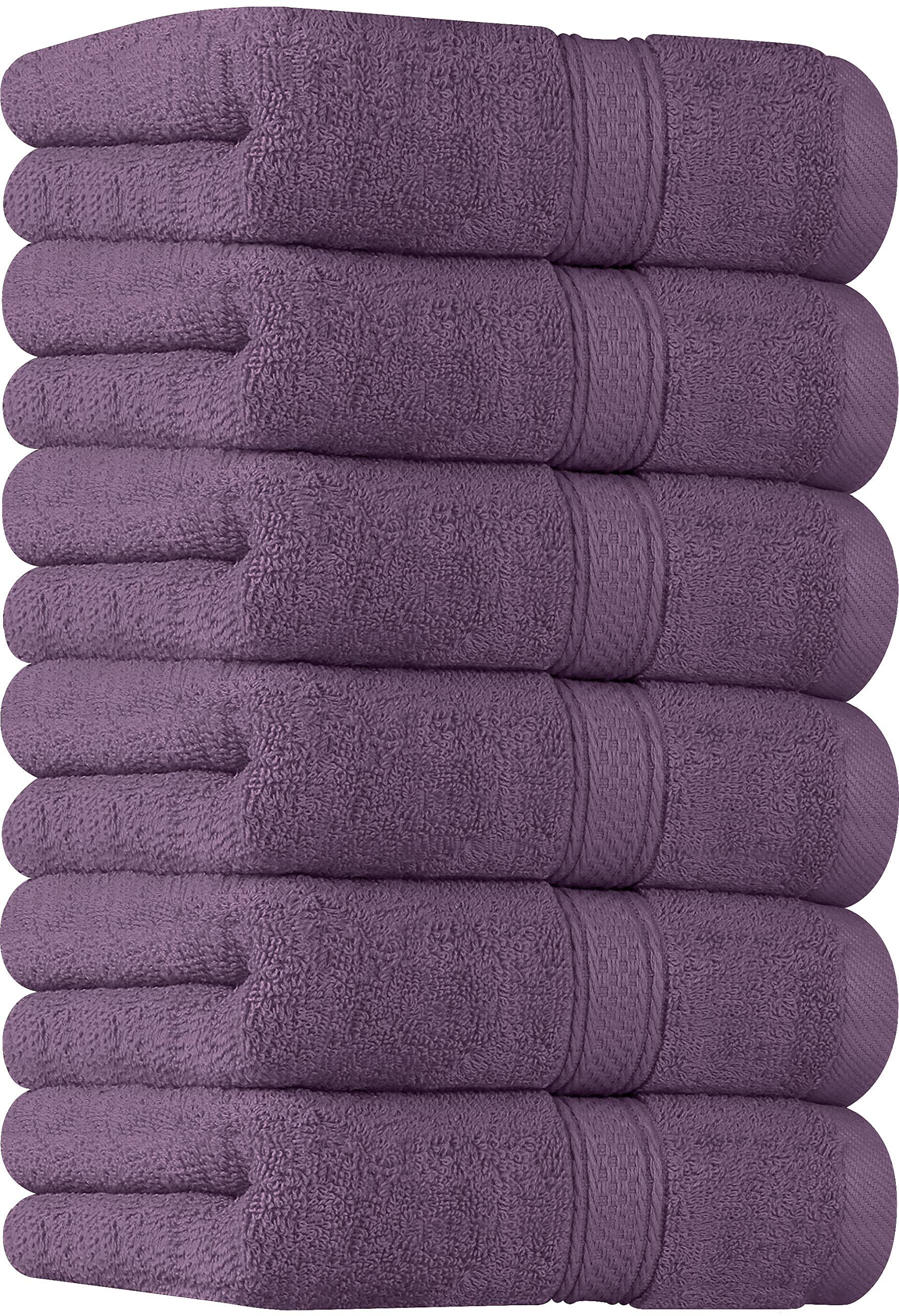 Foto 2 pulgar | Toallas De Mano Utopia Towels Premium, 100% Algodón, 16 X 28 Cm, Color Ciruela 6p - Venta Internacional.