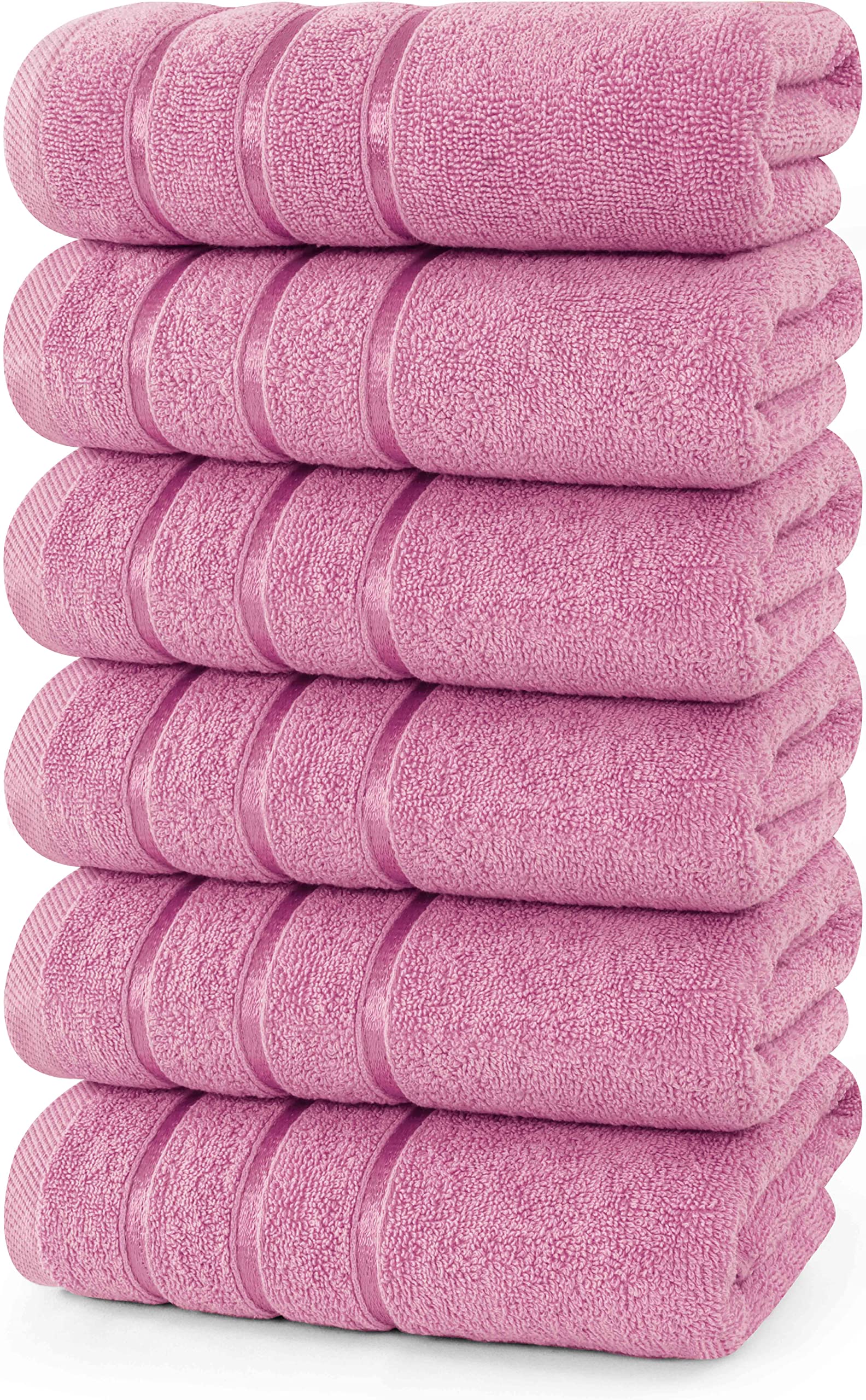 Foto 2 pulgar | Toallas De Mano Utopia Towels, Viscosas, 16 X 28 Pulgadas, 600 G/m², 6 Unidades, Color Rosa - Venta Internacional.