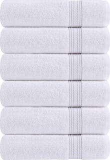 Foto 1 | Toallas De Mano Utopia Towels Premium, 100% Algodón, 72 Unidades, Color Blanco - Venta Internacional.