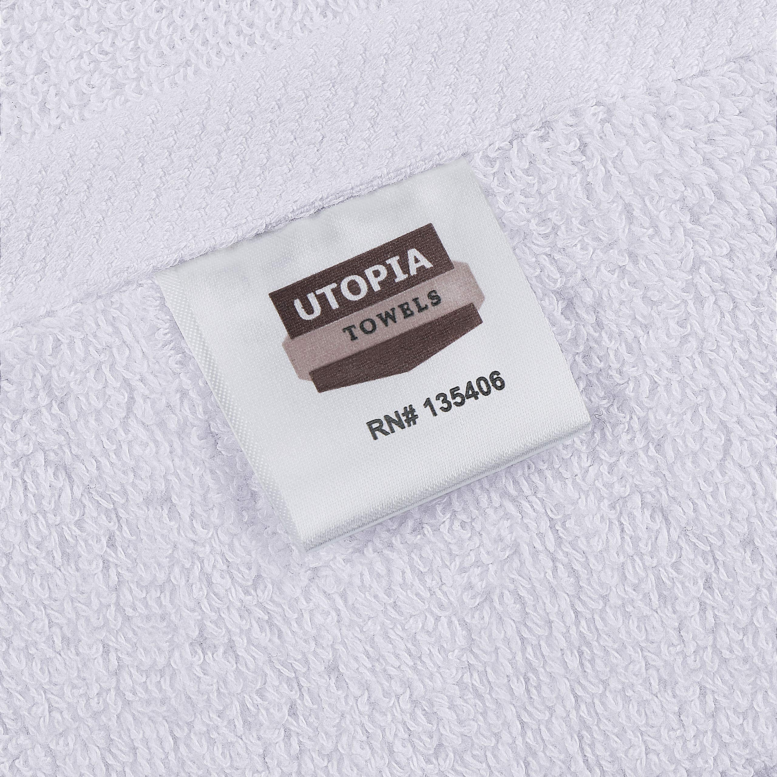 Foto 5 pulgar | Toallas De Mano Utopia Towels Premium, 100% Algodón, 72 Unidades, Color Blanco - Venta Internacional.