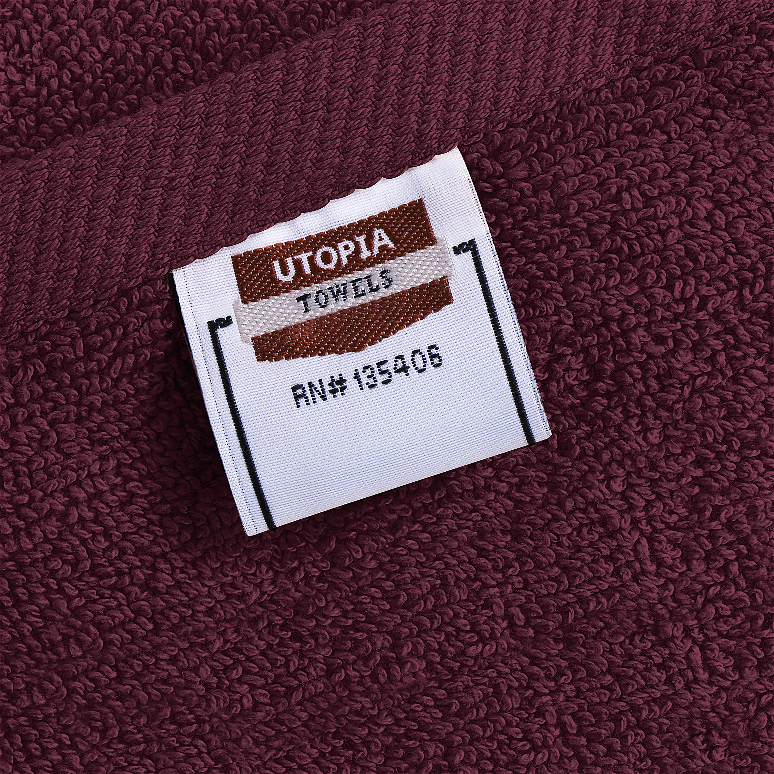 Foto 5 pulgar | Toallas De Mano Utopia Towels Premium, 100% Algodón, 600 G/m², Paquete De 6 - Venta Internacional.