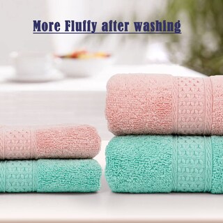 Foto 2 | Juego de Toallas de Mano Cleanbear Cotton Paquete De 6 Unidades Ultrasuaves - Venta Internacional