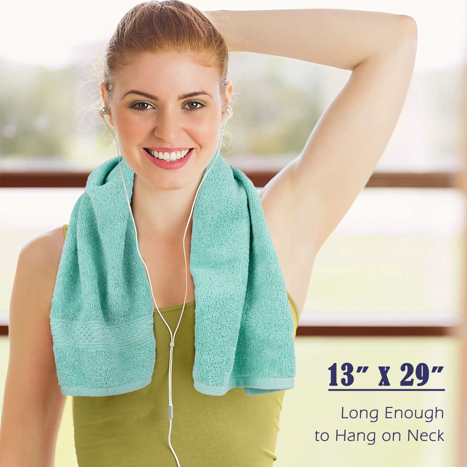 Foto 6 pulgar | Juego de Toallas de Mano Cleanbear Cotton Paquete De 6 Unidades Ultrasuaves - Venta Internacional