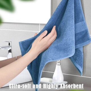 Foto 6 | Juego de Toallas de Mano Cleanbear Cotton Paquete De 6 Unidades Ultrasuaves - Venta Internacional
