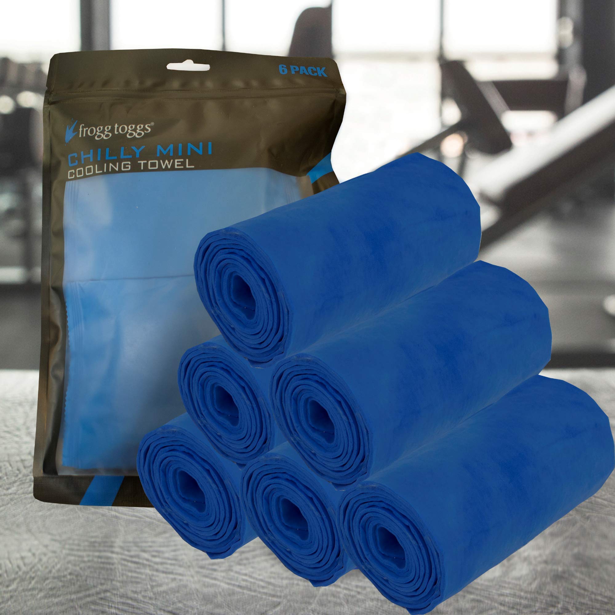 Foto 3 pulgar | Toalla Refrescante Para Cuello Frogg Toggs Chilly Mini Blue, Paquete De 6 - Venta Internacional.