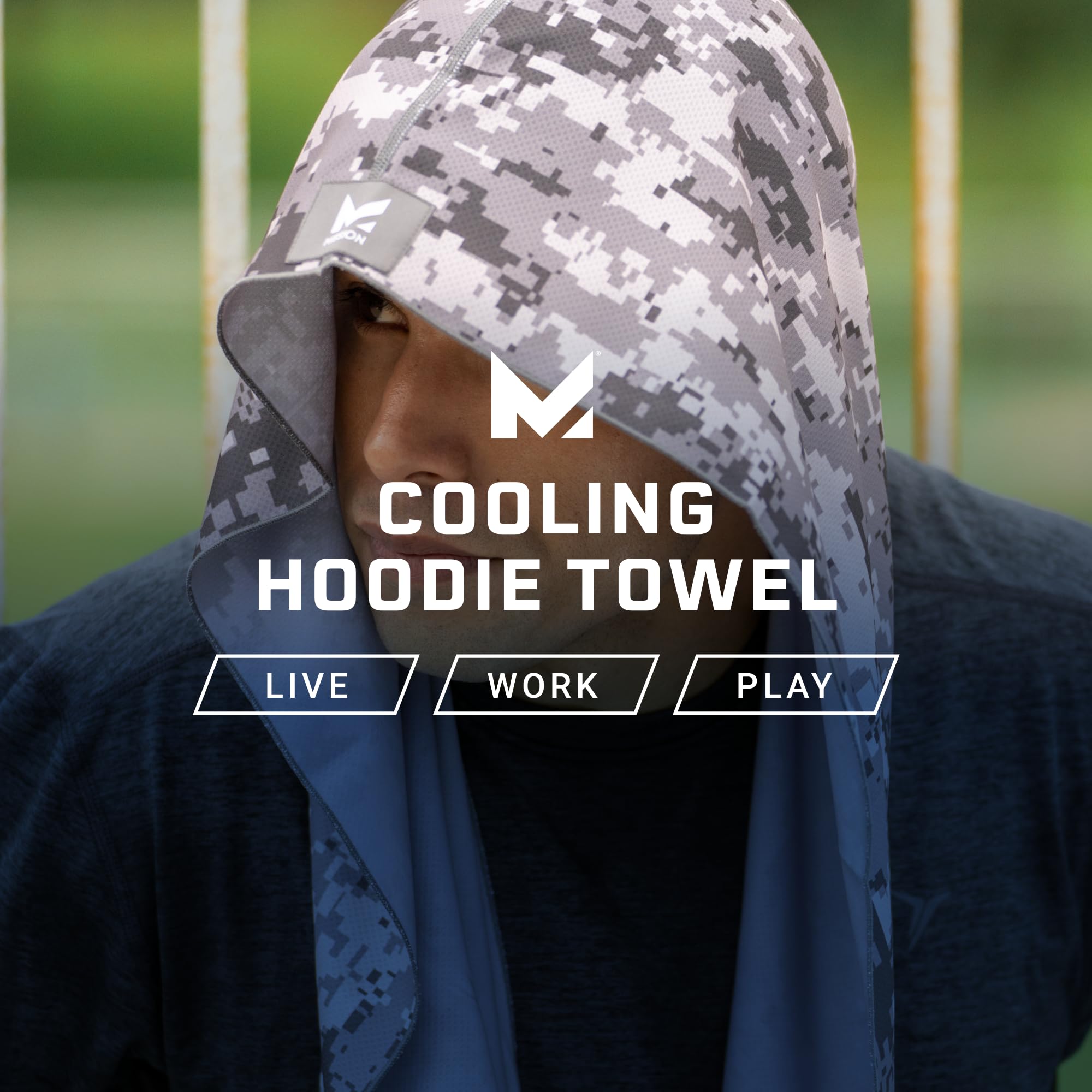 Foto 7 pulgar | Sudadera Con Capucha Refrescante Mission Blue Soft Microfiber Upf 50 - Venta Internacional.