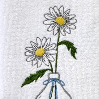 Foto 5 | Juego De Toallas De Mano Skl Home Daisies En Jarrón, 2 Unidades, Para Baño, Cocina O Bar - Venta Internacional.