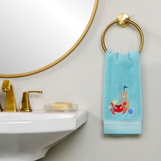 Foto 2 | Juego De Toallas De Mano Skl Home Crabby Castle, 2 Piezas, Para Baño/cocina/bar - Venta Internacional.