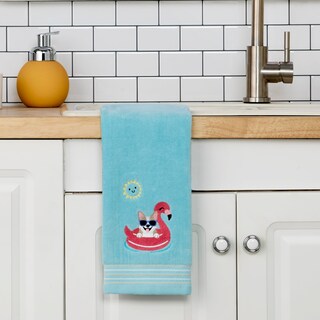 Foto 3 | Juego De Toallas De Mano Skl Home Floating Corgi, 2 Piezas, Para Baño/cocina/bar - Venta Internacional.