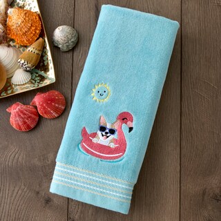 Foto 4 | Juego De Toallas De Mano Skl Home Floating Corgi, 2 Piezas, Para Baño/cocina/bar - Venta Internacional.