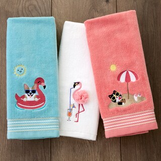 Foto 5 | Juego De Toallas De Mano Skl Home Floating Corgi, 2 Piezas, Para Baño/cocina/bar - Venta Internacional.