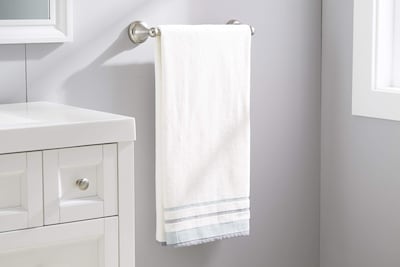 Foto 3 | Toalla De Baño Skl Home Go Round Algodón Blanco 70 X 130 Cm - Venta Internacional.