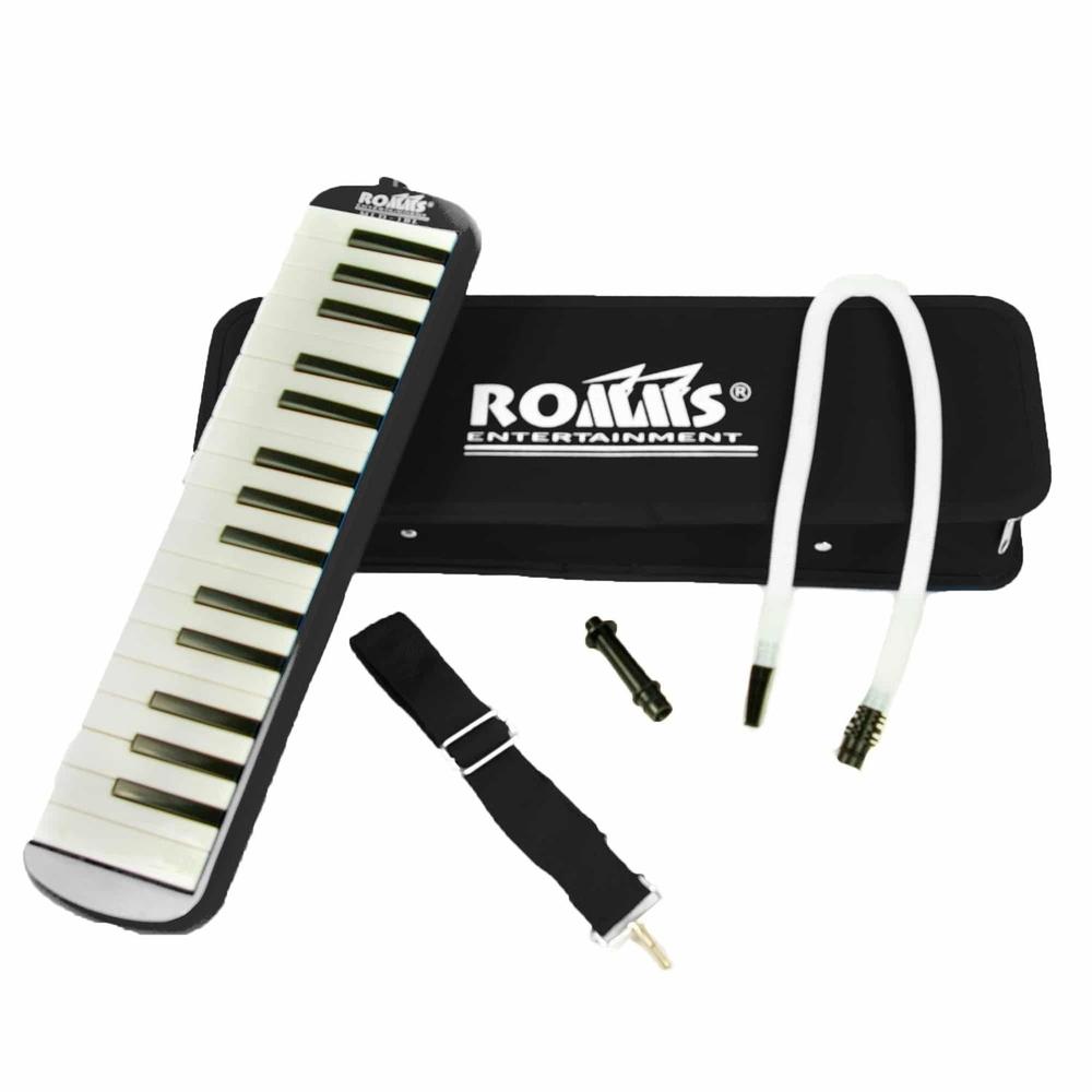 Foto 3 pulgar | Melódica de 32 Teclas Romms con Estuche Rígido color Negro
