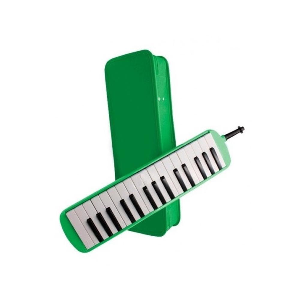 Foto 2 pulgar | Melódica de 32 Teclas Romms con Estuche Rígido color Verde