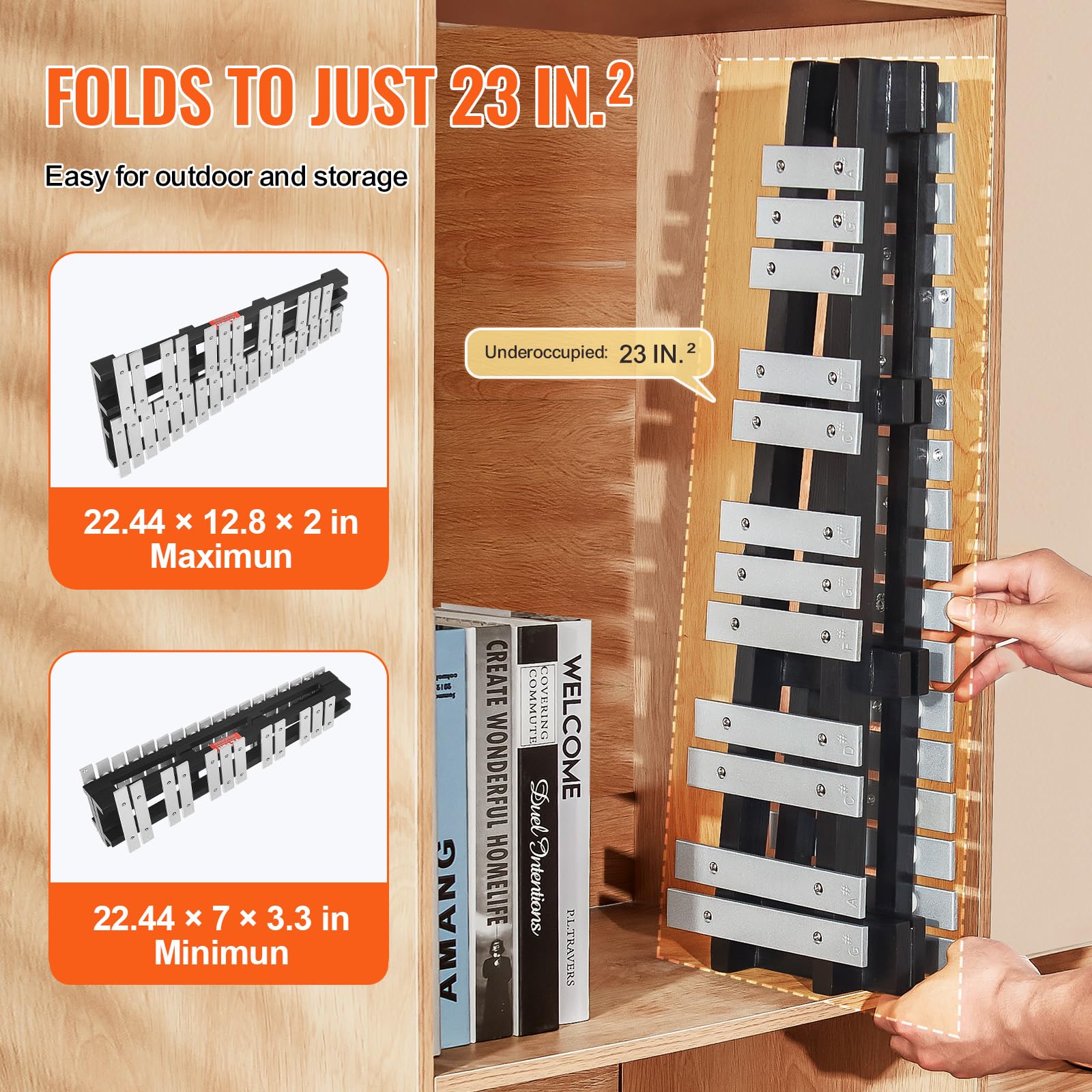 Foto 7 pulgar | Set De Instrumentos De Percusión Xilófonos Glockenspiel Vevor Ks-30 - Venta Internacional.