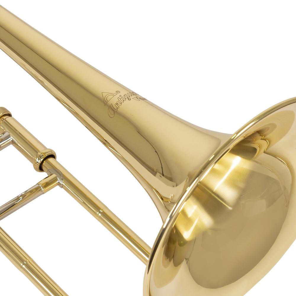 Foto 4 pulgar | Trombón Yellow Brass En Si Bemol Vosi Antigua Tb2210lq-ah Color Dorado Con Case