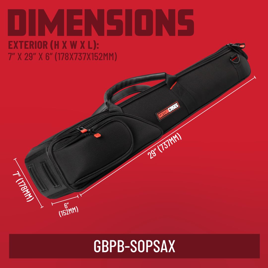 Foto 6 | Bolsa Gator Allegro Pro Para Saxo Soprano Y Clarinete En Si Bemol - Venta Internacional.