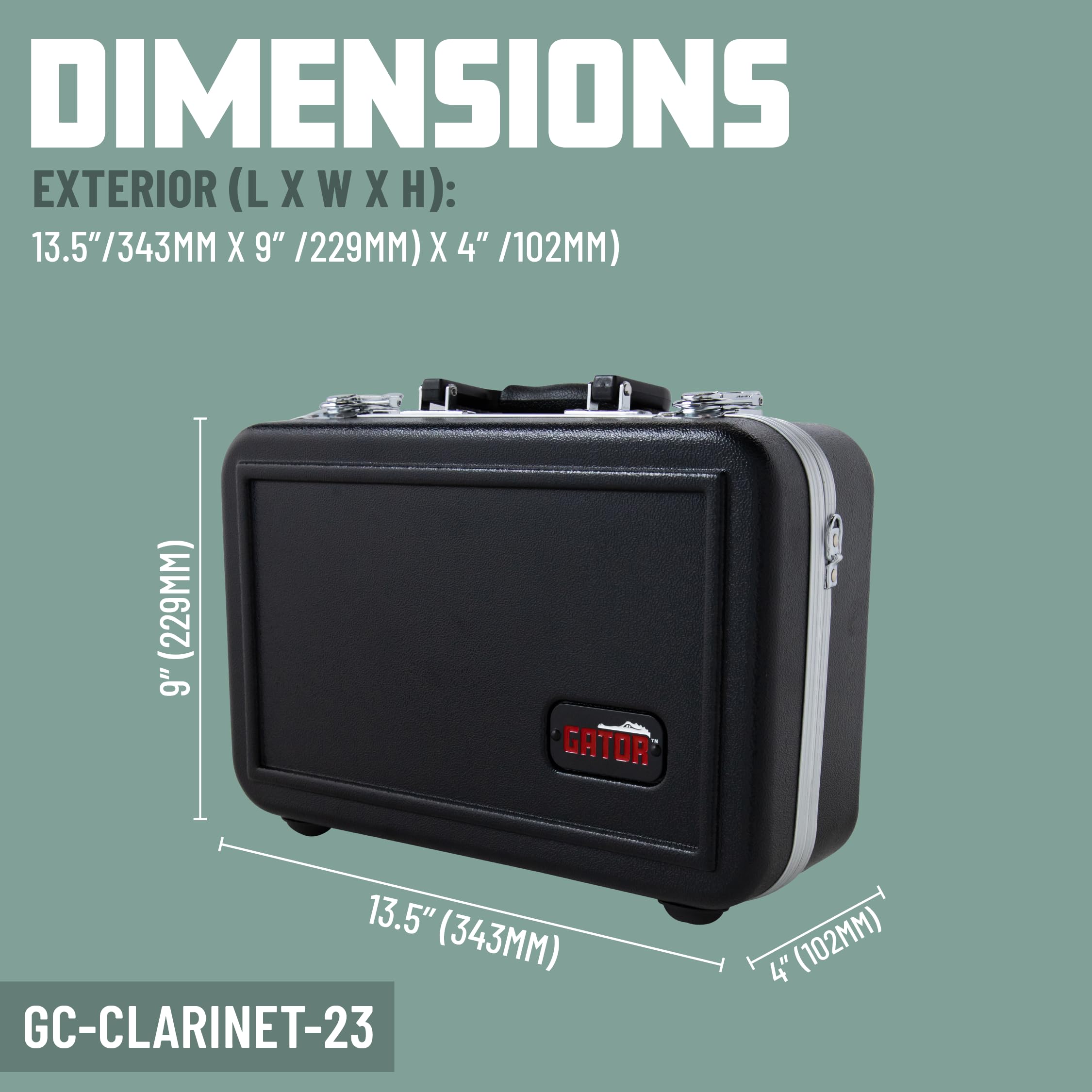 Foto 6 | Estuche Rígido Gator Andante Series Para Clarinete En Si Bemol Gc-clari - Venta Internacional.