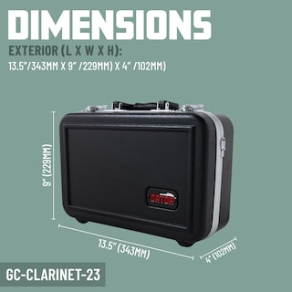 Foto 6 | Estuche Rígido Gator Andante Series Para Clarinete En Si Bemol Gc-clari - Venta Internacional.